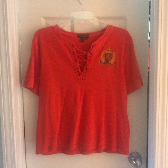 Ralph Lauren Tops - Lace up top
